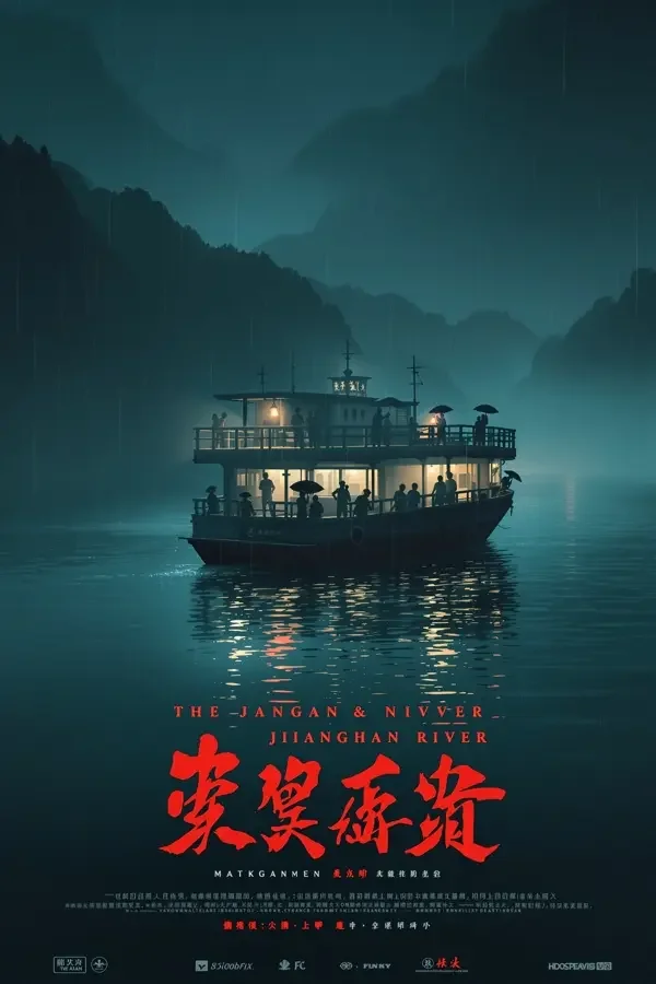 春江渡（Ferry at Spring River）影片海报，2026 年国产电影文艺、剧情作品
