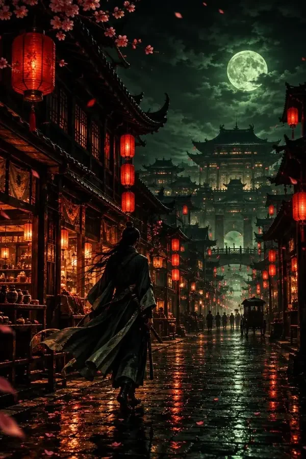 长安夜行客（Night Walker of Chang'an）影片海报，2026 年国产电影古装、动作作品