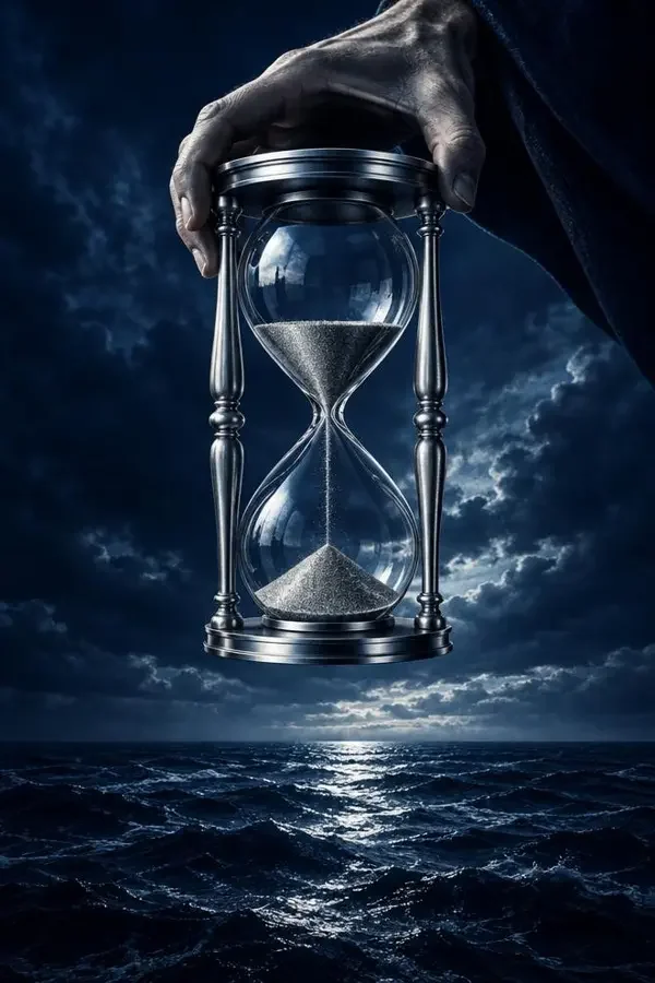 银色沙漏（The Silver Hourglass）影片海报，2026 年欧美电影奇幻、冒险作品