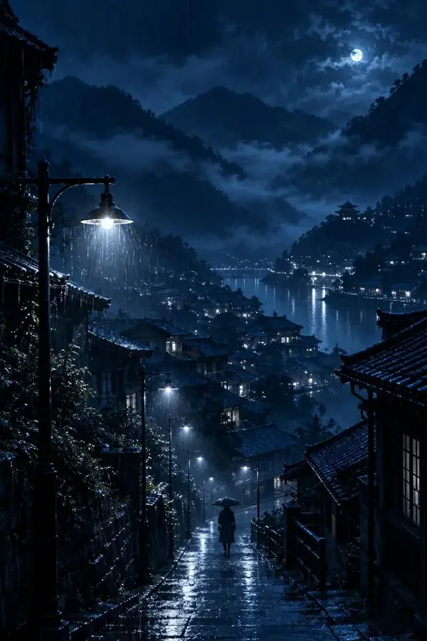 雾隐山城（The Misty Mountain Town）影片海报，2026 年国产电影悬疑、剧情作品